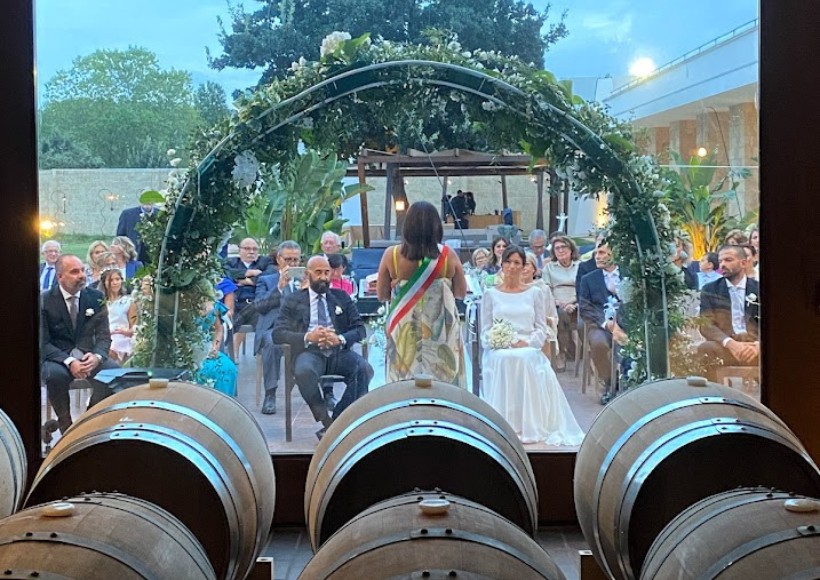 Matrimonio presso la Cantina Coppola