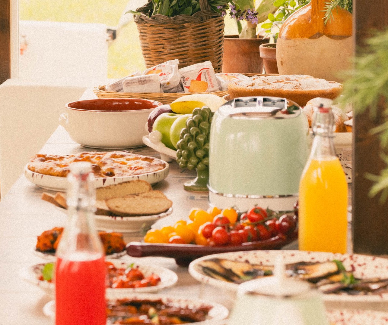 Foto del buffet per la colazione